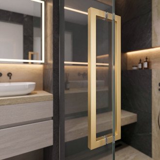 Rea 01 Brushed Gold Madlo do sprchových dveří REA-03701