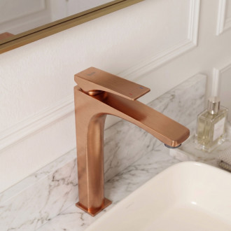 Rea Joe Brush Copper High PREMIUM Umyvadlová baterie REA-B8948