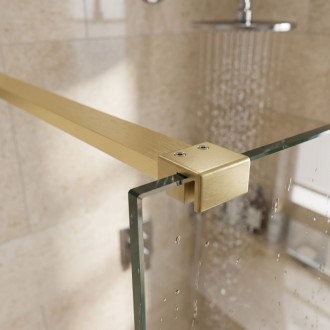Rea Brush Gold 150 cm Vzpěra pro sprchovou zástěnu REA-03802