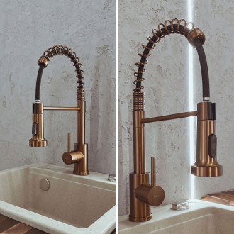 Rea Colin Brush Copper Uzávěr s perlátorem pro kuchyňskou baterii REA-B9700