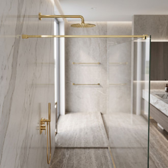 Rea Gold 150 cm Vzpěra pro sprchovou zástěnu REA-03801