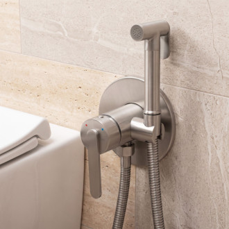 Rea Ontario Brush Nickel Podomítková bidetová baterie REA-B3900