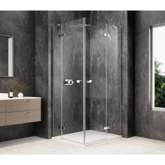 GLOBE CHROME obdélníkový sprchový kout 1200x900mm, rohový vstup, čiré sklo GB5290C
