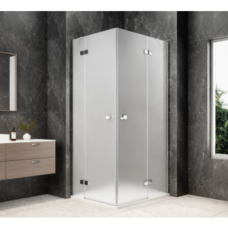 GLOBE CHROME obdélníkový sprchový kout 1100x1000mm, rohový vstup, matné sklo GB5100MC