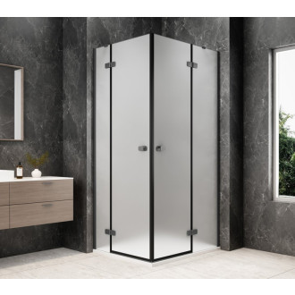 GLOBE GUN METAL obdélníkový sprchový kout 1200x900mm, rohový vstup, matné sklo GB5290MGM