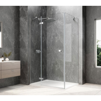 GLOBE CHROME obdélníkový sprchový kout 1100x1000mm, čiré sklo, levé GB1011-3415LC