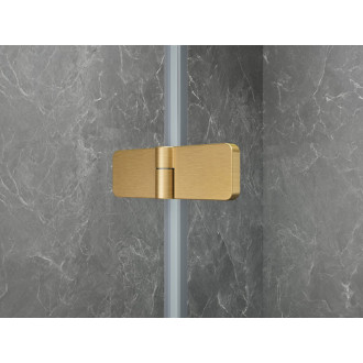 GLOBE GOLD MATT obdélníkový sprchový kout 1000x900mm, matné sklo, pravé GB1010-3315MRG