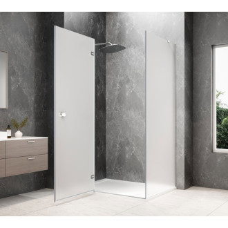 GLOBE CHROME obdélníkový sprchový kout 1100x900mm, matné sklo, levé GB1011-3315MLC