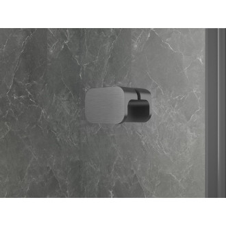 GLOBE GUN METAL obdélníkový sprchový kout 1100x900mm, matné sklo, levé GB1011-3315MLGM