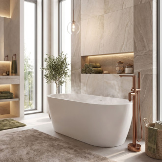 Rea Logan Brush Copper Volně stojící baterie REA-B2220