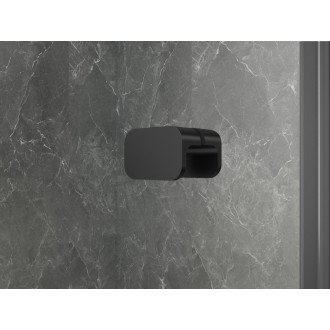 GLOBE BLACK čtvercový sprchový kout 900x900mm, čiré sklo, levé GB1090-3315LB