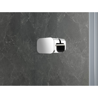 GLOBE CHROME čtvercový sprchový kout 1000x1000mm, čiré sklo, levé GB1010-3415LC