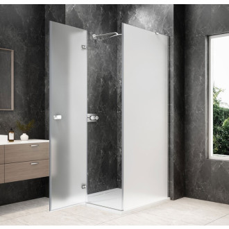 GLOBE CHROME čtvercový sprchový kout 900x900mm, matné sklo, levé GB1090-3315MLC