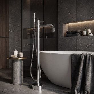 Rea Lungo Diamond Chrome Volně stojící baterie REA-B2250