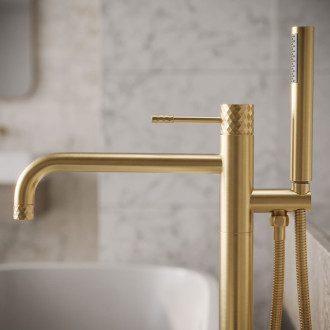 Rea Lungo Diamond Brush Gold Volně stojící baterie REA-B2246