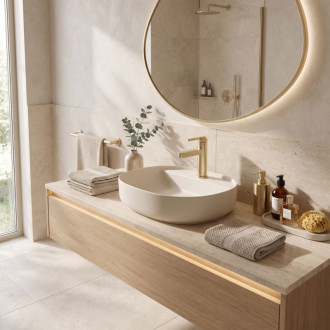 Rea Grace Brush Gold Koupelnová baterie REA-B8932