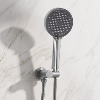 Rea Grace Brush Nickel + BOX Podomítková sprchová sada REA-P4404