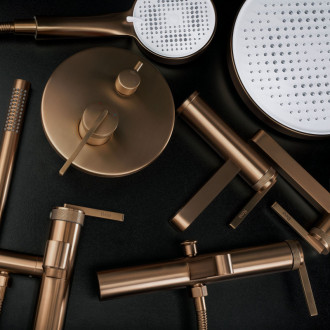 Rea Grace Brush Copper Podomítková bidetová baterie REA-B4504