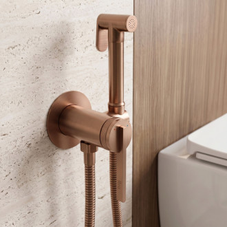 Rea Grace Brush Copper Podomítková bidetová baterie REA-B4504