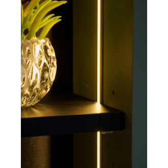 Comad SOMBRA GREEN 80-40-1DG Vysoká skříňka jedněmi dvířky s LED osvětlením