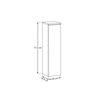 Comad SOMBRA GREEN 83-20-1D Horní skříňka 20 cm s LED osvětlením