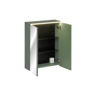 Comad GREEN UN 84-60-2D Zrcadlová skříňka 60 cm dvojími dvířky s LED osvětlením