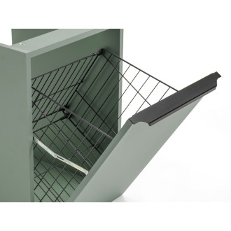 Comad SET-SOG B GREEN 140CM LB Nábytková sestava 140 cm s deskou a zrcadlovou skříňkou