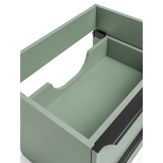 Comad SET-SOG B GREEN 60CM UN SLIM-BL Nábytková sestava 60 cm s deskou a umyvadlem