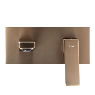 Rea Joe Brush Copper PREMIUM Podomítková vanová baterie REA-B4509
