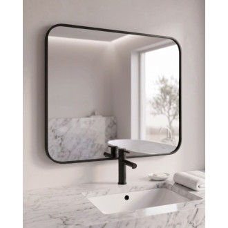 Zrcadlo Amirro CHARLOTTE ROUNDED 60x80 cm černá 412-757