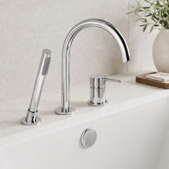 Rea Lungo Chrome 3otvorová Vanová Baterie REA-B2262