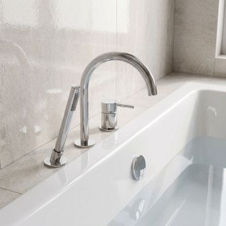 Rea Lungo Chrome 3otvorová Vanová Baterie REA-B2262