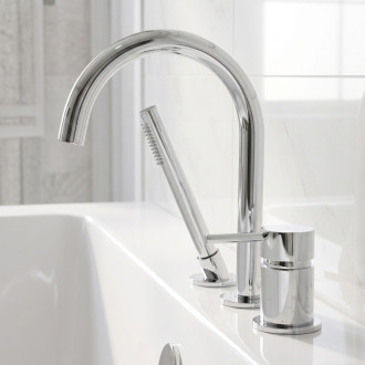 Rea Lungo Chrome 3otvorová Vanová Baterie REA-B2262