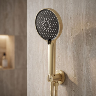 Rea Maxim Brush Gold + BOX Podomítková sprchová sada REA-P7066
