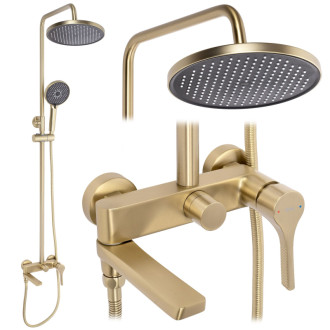 Rea Maxim Brush Gold PREMIUM Sprchový set REA-P7065
