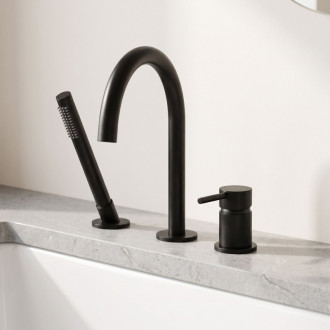 Rea Lungo Black 3otvorová Vanová Baterie REA-B2263