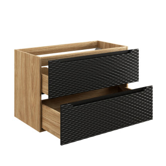 Comad OCEAN BLACK 82-90-2S Koupelnová skříňka se zásuvkami 90 cm