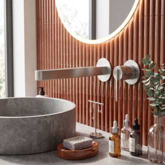 Rea Grace Brush Gold Podomítková umyvadlová baterie REA-B4460