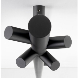 PASADOR elektrický sušák ručníků, kulatý, 150x1500mm, 30 W, gun metal ER175GM