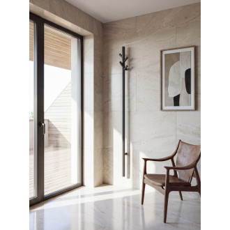 PASADOR elektrický sušák ručníků, kulatý, 150x1500mm, 30 W, gun metal ER175GM