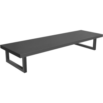 CERANO - Doska pod umývadlo Navira Pro + 2 konzoly pod dosku - antracitová - 100x3,6x46 cm
