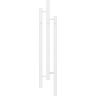 CERANO - Súprava elektrického kúpeľňového radiátora Fabiano - 300W - lesklá biela - 1200x220 mm