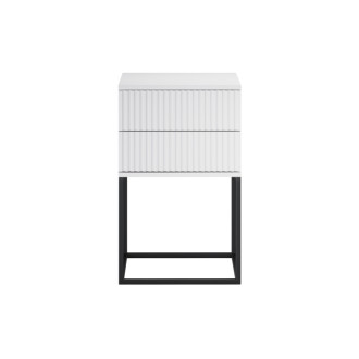 Comad SPELLO WHITE 61-40-2S Noční stolek 40 cm 2 zásuvky