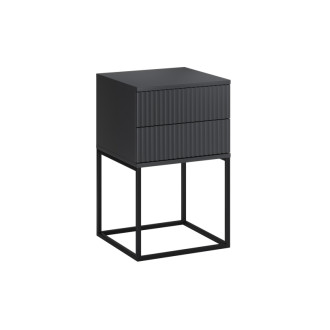 Comad SPELLO ANTRACIT 61-40-2S Noční stolek 40 cm 2 zásuvky