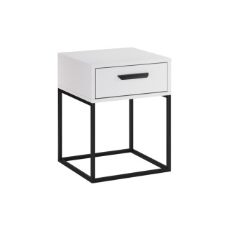 Comad NAVELLO WHITE 61-40-1S Noční stolek 40 cm 1 zásuvka