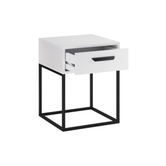 Comad NAVELLO WHITE 61-40-1S Noční stolek 40 cm 1 zásuvka