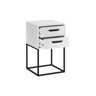 Comad NAVELLO WHITE 61-40-2S Noční stolek 40 cm 2 zásuvky