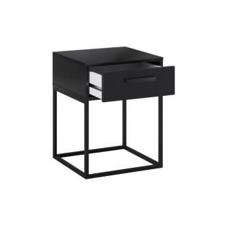 Comad NAVELLO BLACK 61-40-1S Noční stolek 40 cm 1 zásuvka