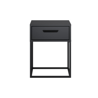 Comad NAVELLO BLACK 61-40-1S Noční stolek 40 cm 1 zásuvka
