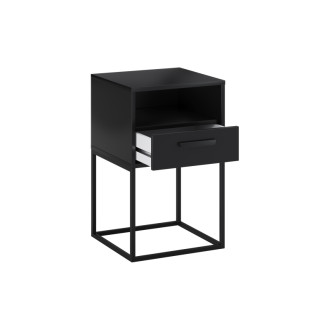 Comad NAVELLO BLACK 61-40-1S1O Noční stolek 40 cm 1 zásuvka
